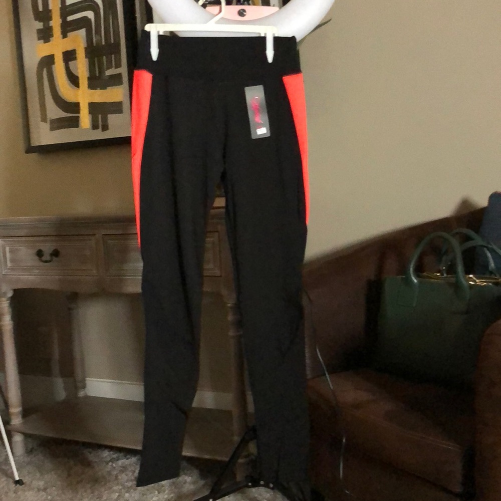 High waist leggings with mesh cut outs